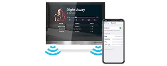 Connect your phone to your bathroom TV.