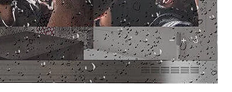 Water resistant bathroom TV.