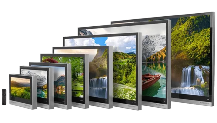 Choose from a wide range of TV sizes.