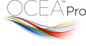 Ocea Pro bathroom TV logo.
