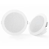 Set of two sound-wave SW-50 speakers with a white background.